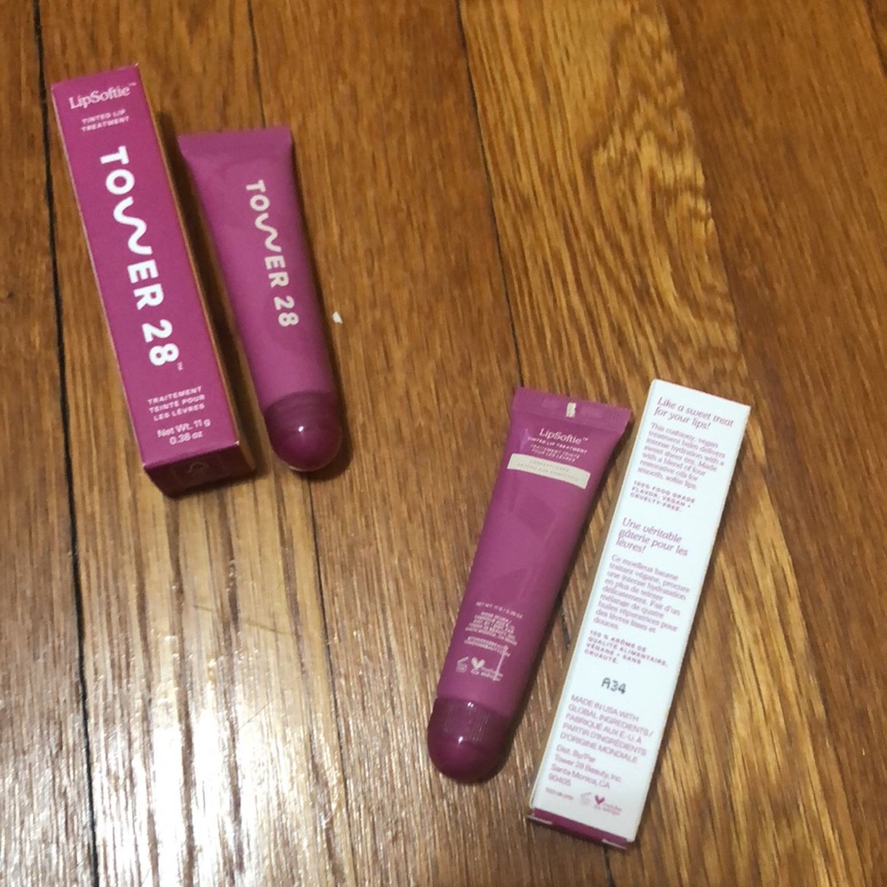 *NWT* Tower 28 LipSoftie™ Lip Treatment Confetti Cake